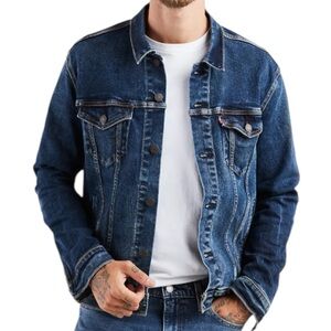Levi’s Men’s 72334 Classic Denim Trucker Jacket Sz M